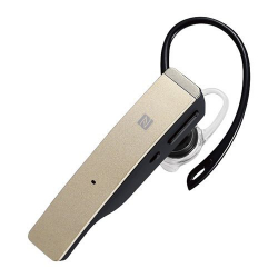 商品画像:Bluetooth4.1対応 2マイクヘッドセット NFC対応 ゴールド BSHSBE500GD