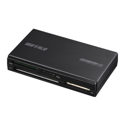 商品画像:UHS-II対応 USB3.0 マルチカードリーダー ブラック BSCR700U3BK