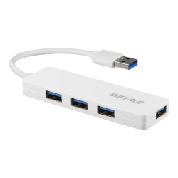 商品画像:USB3.0 バスパワー ハブ 4ポート ハブ ホワイト BSH4U120U3WH