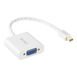 商品画像:miniDisplayPort-VGA変換アダプタ ホワイト BMDPVGWH