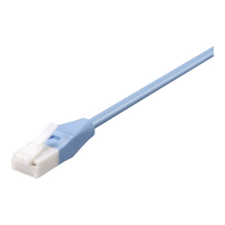 商品画像:ツメ折れないCat6 LANケーブルやわらか 0.2m ブルー BL6TNY02BL