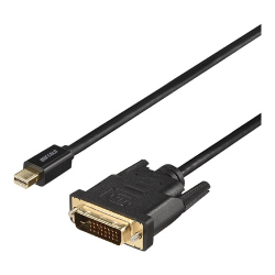 商品画像:miniDP-DVI 変換ケーブル 1m ブラック BMDPDV10BK