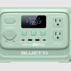 商品画像:BLUETTI ミントグリーン ポータブル電源 AORA 30V2 AORA 30V2 MG