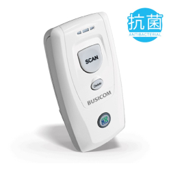 商品画像:BUSICOM Bluetooth 2次元バーコードスキャナー iOS/Android対応 ワイヤレス 抗菌仕様 BC-BS802DII(白) BC-BS802D-V2-CW