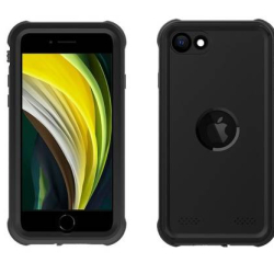 商品画像:iPhone SE2〜SE3用 IP68 防塵・防水ケース SW-IPHSE2BL01
