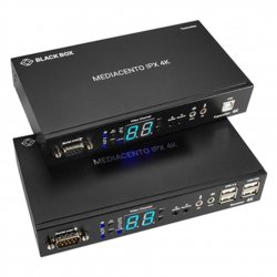 商品画像:MediaCento IPS 4K トランスミッター HDMI USBシリアルIRオーディオ VX-HDMI-4KIP-TX