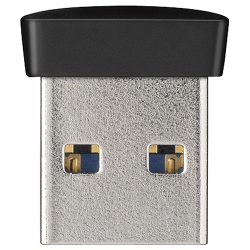 商品画像:USB3.0対応 マイクロUSBメモリー 16GB ブラック RUF3-PS16G-BK