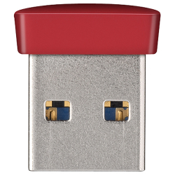 商品画像:USB3.0対応 マイクロUSBメモリー 32GB レッド RUF3-PS32G-RD