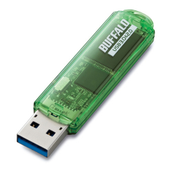 商品画像:USB3.0対応 USBメモリ スタンダードモデル 32GB グリーン RUF3-C32GA-GR