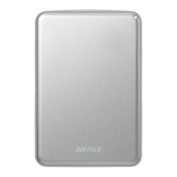 商品画像:USB3.1(Gen.1)対応 アルミ素材&薄型ポータブルHDD 1TB シルバー HD-PUS1.0U3-SVD