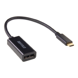 商品画像:ディスプレイ変換アダプタ USB Type-C-DP ブラック BDCDPBK