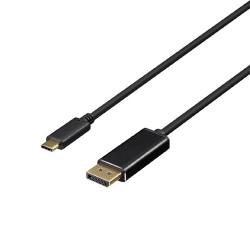 商品画像:ディスプレイ変換ケーブル USB Type-C-DP 2m ブラック BDCDP20BK