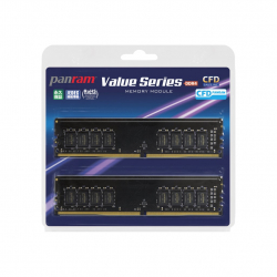 商品画像:デスクトップPC用メモリ PC4-19200(DDR4-2400)4GBx2枚組 288pin DIMM(無期限保証)(Panramシリーズ)CL17モデル W4U2400PS-4GC17 4988755-043472