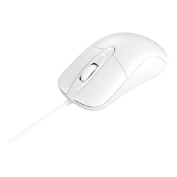 商品画像:有線光学式 3ボタン 防水防塵マウス ホワイト 簡易包装 BSMOUWPWHZ