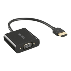 商品画像:HDMI to VGA変換アダプター 0.15m ブラック BHDVGBK