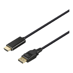 商品画像:DP-HDMI変換ケーブル 1m ブラック BDPHD10BK