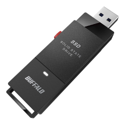 商品画像:抗ウイルス抗菌ポータブルSSD USB3.2(Gen1)TypeA スティック SSD-PUTVB250U3-B