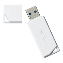 商品画像:USB3.2(Gen1)抗ウイルス・抗菌USBメモリ RUF3-KVB128G-WH