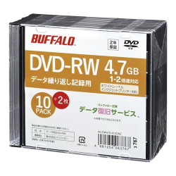 商品画像:光学メディア DVD-RW PCデータ用 法人チャネル向け 10枚+2枚 RO-DW47D-012CWZ