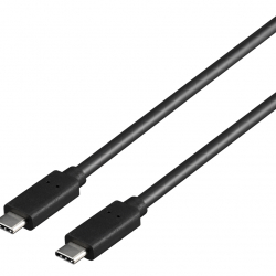 商品画像:USB4Gen3x2対応ケーブル Type-CtoC 0.8m ブラック BSUCC4P5A08BK