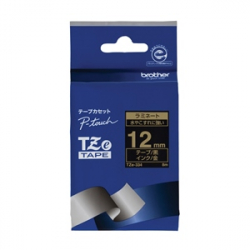 商品画像:TZeテープ ピータッチ専用テープ(黒テープ/金字)12mm TZE-334