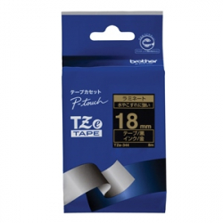 商品画像:TZeテープ ピータッチ専用テープ(黒テープ/金字)18mm TZE-344