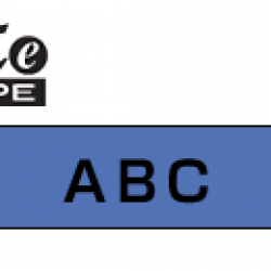 商品画像:TZeテープ ピータッチ専用テープ(青テープ/黒字)9mm TZE-521