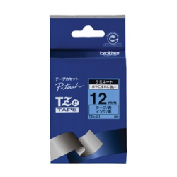 商品画像:TZeテープ ピータッチ専用テープ(青テープ/黒字)12mm TZE-531