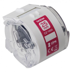 商品画像:感熱カラーラベルプリンター用ロールカセット(幅25mm/長さ5m) CZ-1004