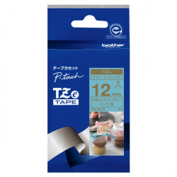 商品画像:TZeテープ ピータッチ専用テープ(ライトブルーテープ/金字)12mm TZE-RL34