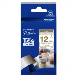 商品画像:TZeテープ ピータッチ専用テープ(ホワイトテープ/金字)12mm TZE-R234