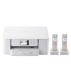 商品画像:プリンター ブラザー A4インクジェット複合機 (FAX/電話/子機2台/コピー/プリント/スキャン/Wi-Fi/簡単設定) MFC-J742DWN