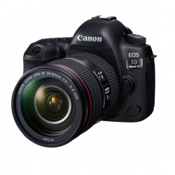 商品画像:<EOS>Canon デジタル一眼レフカメラ EOS 5D Mark IV(WG)・EF24-105L IS II USM レンズキット(3040万画素/EFマウント/ブラック)[1483C009] EOS5DMK4-24105ISIILK