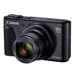 商品画像:<PowerShot>Canon デジタルカメラ PowerShot SX740 HS(2030万画素/光学x40/ブラック)[2955C004] PSSX740HS(BK)