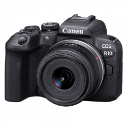 商品画像:<EOS>Canon ミラーレスカメラ EOS R10・18-45 IS STM レンズキット(2420万画素/RFマウント)[5331C008] EOSR10-1845ISSTMLK