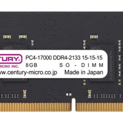 商品画像:NT用 PC4-17000 DDR4-2133 260pin SODIMM 2RK 1.2v 8GB CB8G-SOD4U2133H