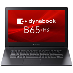 商品画像:dynabook B65/HS:Core i5-1135G7 2.40GHz、メモリ8GBx1、256GB_SSD、DVDスーパーマルチドライブ、15.6型FHD、無線LAN、Win10 Pro、Office無、テンキー付きKB、WEBカメラ、顔センサー、1年保証 A6BCHSF8LP21