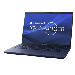商品画像:dynabook X94/NY:Core Ultra 5、メモリ16GBx1、256GB SSD、14.0WUXGA、無線LAN+BT、Win11Pro(25H2)、Office無、WEBカメラ、1年保証 A6XBNAH54A2A
