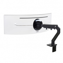 商品画像:HX Desk Monitor Arm with HD Pivot、Matte Black 45-647-224