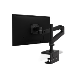 商品画像:LX PRO デスクマウント モニターアーム 長身ポール ブラック 34インチ(1.8〜10.0kg)まで対応 45-695-292