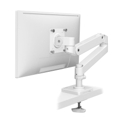 商品画像:LX PRO デスクマウント モニターアーム グロメット ホワイト 34インチ(1.8〜10.0kg)まで対応 45-708-290
