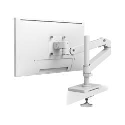 商品画像:LX PRO デスクマウント モニターアーム 長身ポール グロメット ホワイト 34インチ(1.8〜10.0kg)まで対応 45-709-290