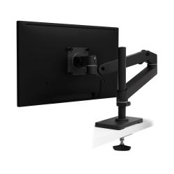 商品画像:LX PRO デスクマウント モニターアーム 長身ポール グロメット ブラック 34インチ(1.8〜10.0kg)まで対応 45-709-292