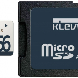 商品画像:<KLEVV>microSDXC 256GB UHS-I U3 V30 A2 最大読込:100MB/s 4K対応 最大書込:90MB/s K256GUSD6U3-CA