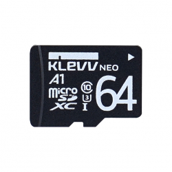 商品画像:<KLEVV>microSDxC 64GB UHS-I U3 Class10 V10 最大読込:100MB/s SDアダプタ同梱 K064GUSD3U3-NA