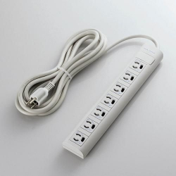 <エレコム>RoHS対応抜け止め7個口タップ T-ECOY053NDA