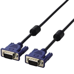 商品画像:スリム同軸ディスプレイケーブル 5.0m/D-Sub15pin(ミニ)オス-D-Sub15pin(ミニ)オス CAC-50BK
