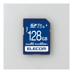 商品画像:SDXCカード/データ復旧サービス付/ビデオスピードクラス対応/UHS-I U3 80MB/s 128GB MF-FS128GU13V3R