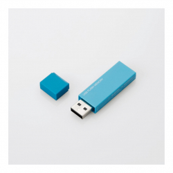 商品画像:USBメモリー/USB2.0対応/セキュリティ機能対応/16GB/ブルー MF-MSU2B16GBU