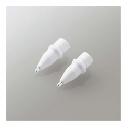 商品画像:Apple Pencil専用交換ペン先/金属製/極細/太さ1mm/ホワイト P-TIPAP01